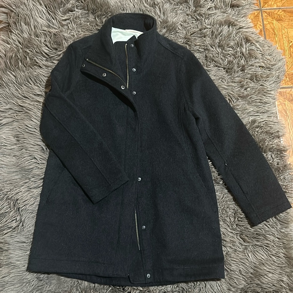 Pendleton Cascade Wool Blend Campbell Coat dark grey Women's Size Mediun H12115